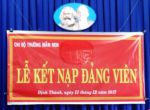 hình ảnh kết nạp Đảng viên năm 2017